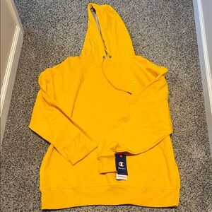 Champion Vibrant Yellow Pullover Hoodie